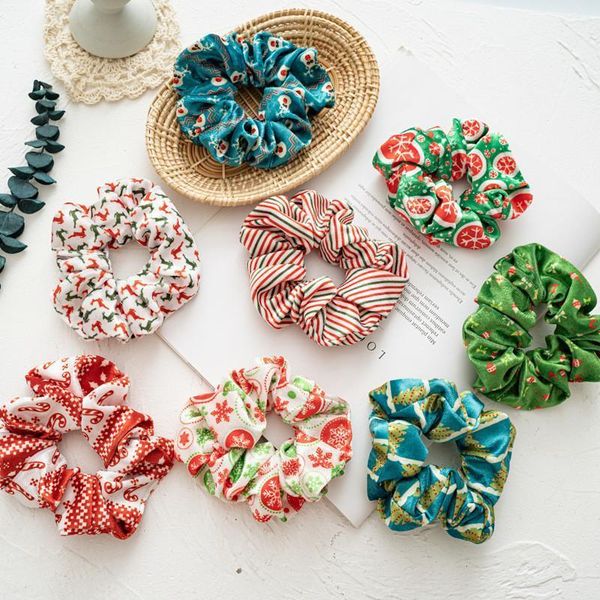 

ruoshui boho colorful hair ties for woman stripe scrunchies accessories girls ponytail holders headwear elastic hairband1