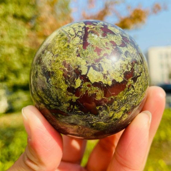 

decorative objects & figurines natural the dragon blood stone quartz crystal sphere ball healing