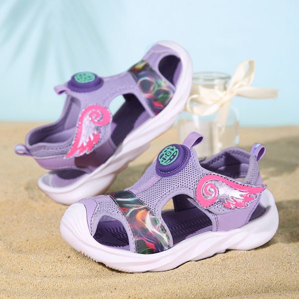 

childrens sandals for toddler girls shoes summer kids sandal baby girl beach shoe zapatos para, Black;red