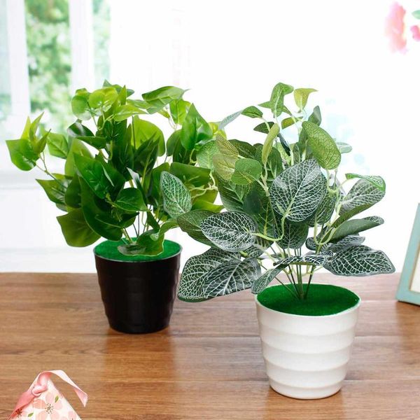 

decorative flowers & wreaths multi patterns artificial potted plants fake tree branch flower pot planter bonsai wedding decoration garden ho