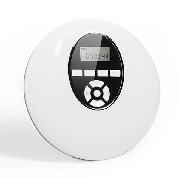 

player portable round cd anti-skid small music walkman headphone hifi reproductor for home travel car with lcd display
