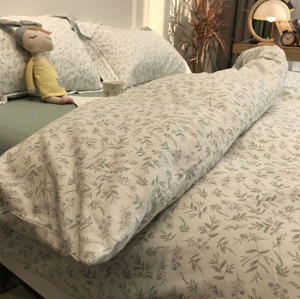 

bedding sets pastoral flower green set girl,french floral cotton twin full  king home textile bed sheet pillow case quilt cover