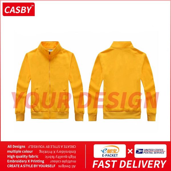 

spring autumn design logo jacket harajuku solid color custom graphic coat casual private diy print men clothing hm806 men's jackets, Black;brown