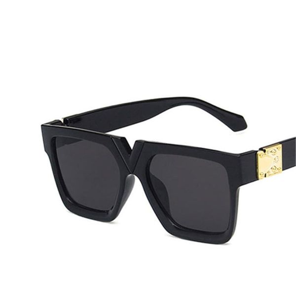 

sunglasses square retro women glasses womenmen oversized mirror feminino, White;black