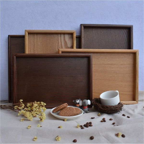 

kitchen storage & organization japan style dinner plates serving trays wooden rectangl fruit tray els dish dinnerware set dishes straight5 s