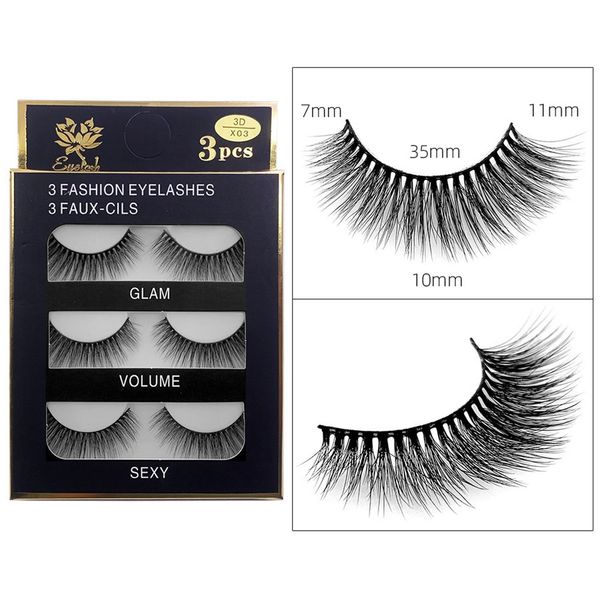 

thick natural curly mink false eyelashes soft & vivid reusable hand made 3d fake lashes eyes makeup for women beauty daily use 17 models dhl