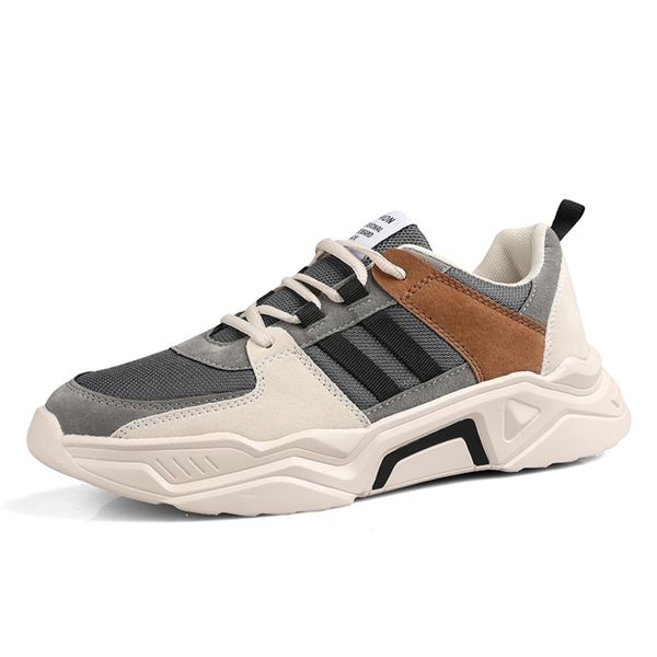 N7GE Comode scarpe da uomo casual da corsa profonde traspiranti solide mentre grigio Beige donna Accessori di buona qualità Sport estate Moda scarpe da passeggio 20