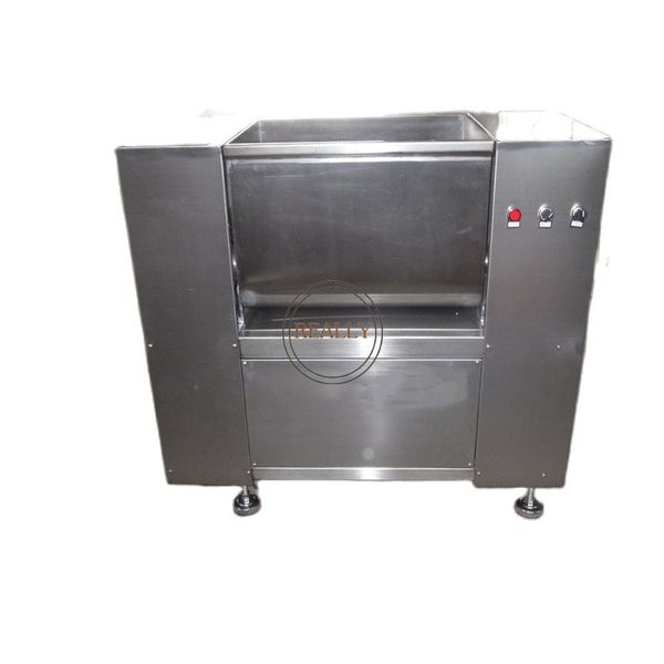 

blender stainless steel small automatic meat stuffing mixing machine vegetable sausage double mixer equipment for commercial