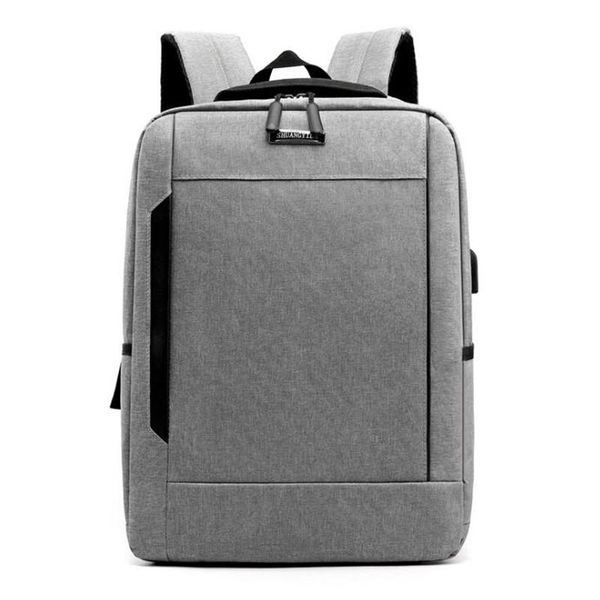 

backpack business lapmen male 15.6 inch notebook external usb back pack bag high capacity travel backpacking p1264