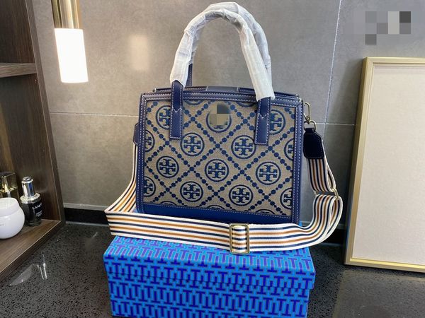 

fashion leisure handbag canvas splicing business commuter p26 handbags