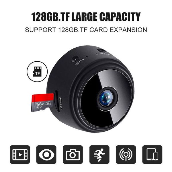 

mini ip wifi camera camcorder wireless home security dvr night wide viewing angle all-purpose magnet easy to repair cameras