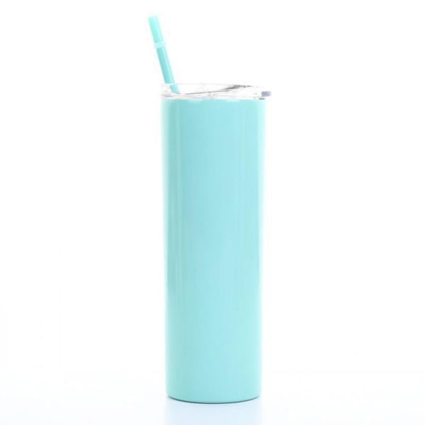 

water bottles 600ml slim tumblers with lids straws stainless steel double vacuum insulated unbreakable tumbler cup for coffee milk drinkware