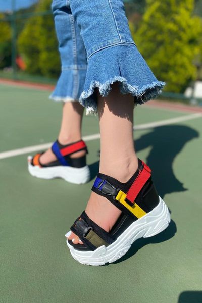 

sandals mhysa black color sports