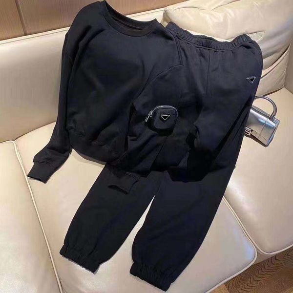 

women hoodie track suit sping autumn style for lady slim hoosie sets with pocket sleeves terry sweater trouse pant, Gray