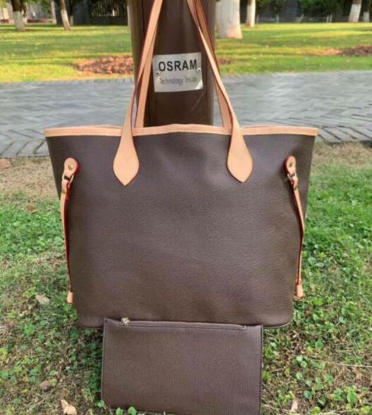 

shopping handbags women shoulder bags with wallet female mother package composite bag purse lady totes 2pcs/set n51106 n12568