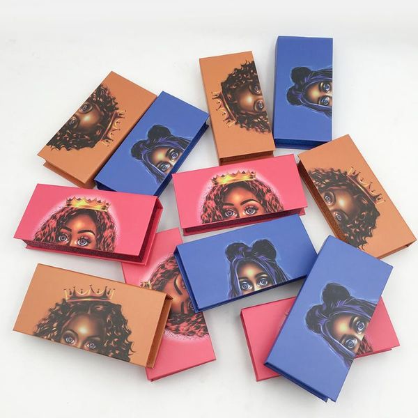 

bulk item 30/pack wholesale eyelash packaging box lash boxes custom logo faux mink eyelashes strip makeuk case vendors false