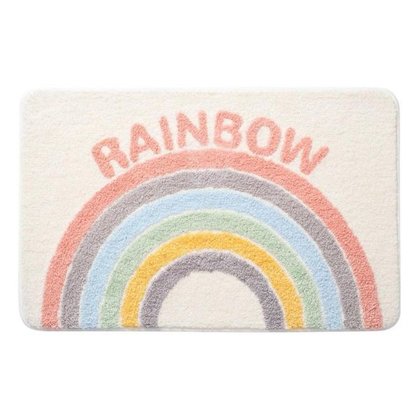 

bath mats cute children's doormat rainbow floor mat microfiber absorbent bathroom suitable for door inside and outsid