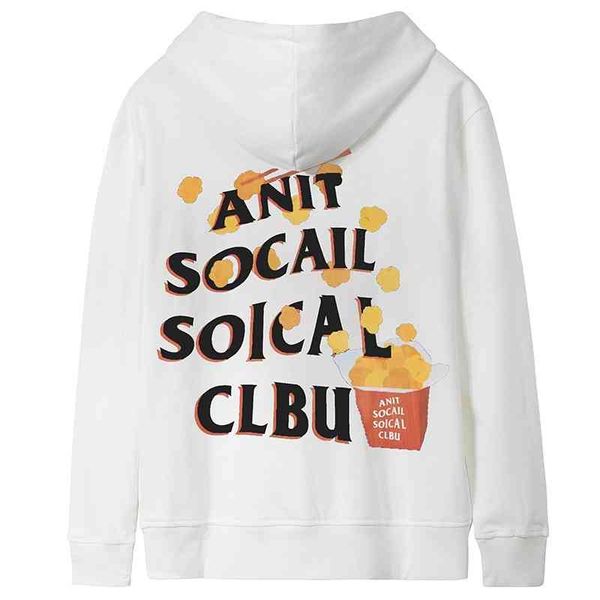 

akassc fashion brand sweater men's hooded long sleeved couple's autumn korean loose casual coat 8811, Black