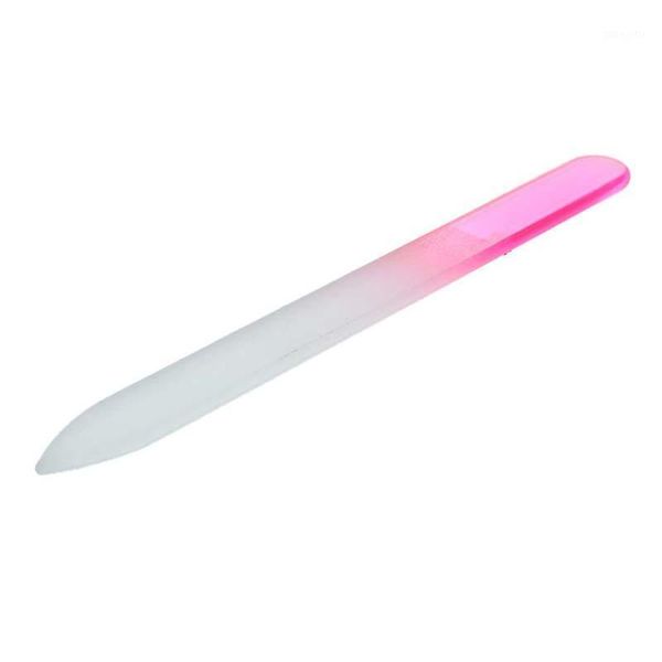 

5.5 inch crystal gl nail file double work sides durable case for natural and acrylic nails--pink1