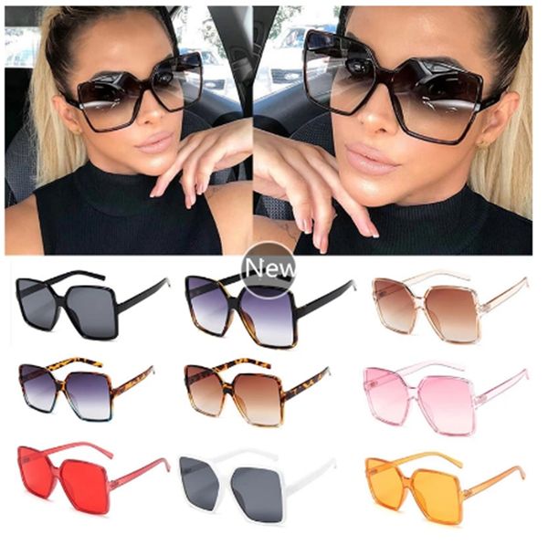 

wholesale women fashion sunglasses big frame red orange vintage sun glasses men luxury shades bulk oversized glasses, White;black