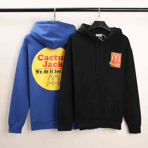 

lsquos travis scott designer hoodies cotton casual oversized sweaters loose print hooded men's and women's high street sweater, Black