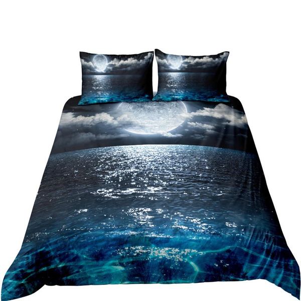 

bedding sets sandy beach set single twin full  king size seaside coconut tree bed kid bedroom duvetcover 006
