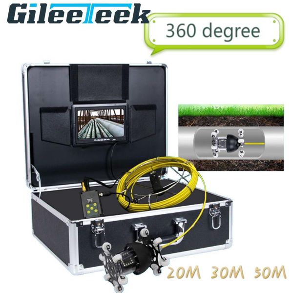 

cameras wp70d wifi 360 degree rotation video camera endoscope 20m 30m 50m pipeline sewer drain pipe inspection system