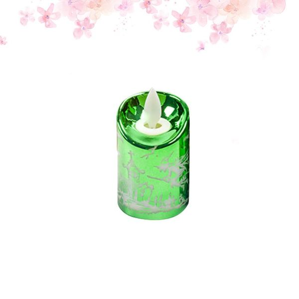 

small size flickering candles led decorative candle light for home party bar haunted house (green witch)