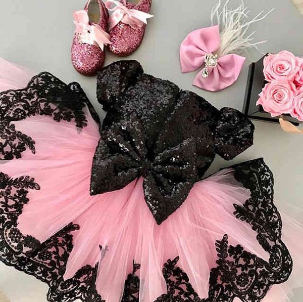 

princess kid baby dress for girls lace tutu wedding formal pageant party bridesmaid tulle children clothes 210515, Red;yellow