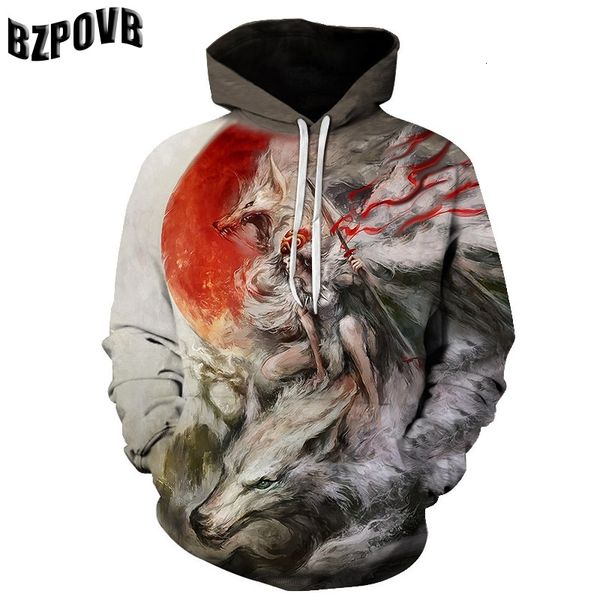 

2019 new 3d digital printed hooded baseball jacket couple's sweater, Black