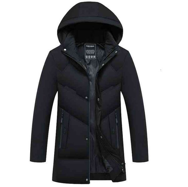 

hcbless loaded winter down father middle-aged men's thick cotton jacket, Black