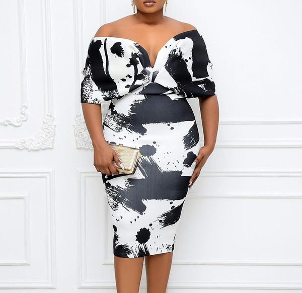 

dress dresses evening party wear midi dresses casual sundress female dress lady womens summer dress deep v-neck bodycon elegante dresses coc, White