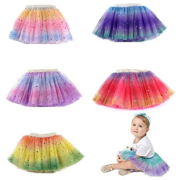 

skirts 2021 test girl princess petti skirt party ballet tutu mini baby kids for girls candy color, Blue
