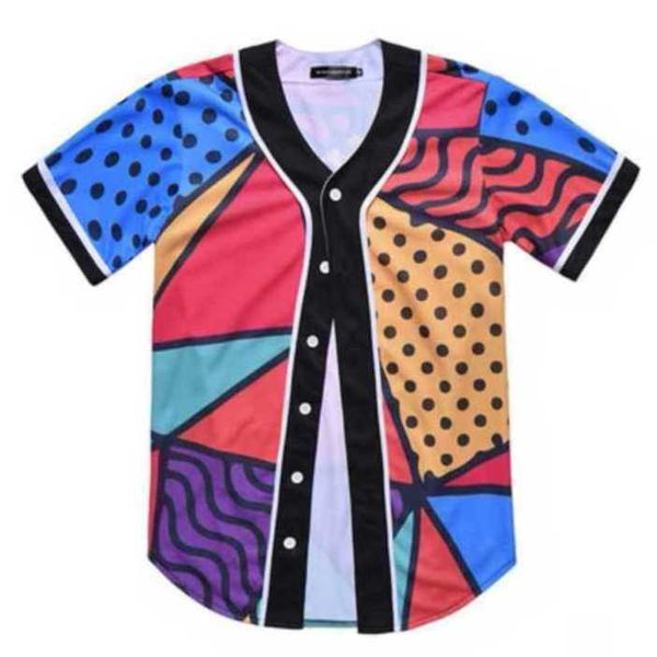

baseball jersey men stripe short sleeve street shirts black white sport shirt ae704, Blue;black