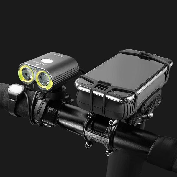 

lumens bike front light no-battery ipx6 waterproof remotely wire switch bicycle headlight cycling race lights