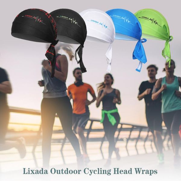 

quick-dry cycling cap outdoor women men sport bicycle headscarf pirate scarf hood mtb racing bandana hat gorras ciclismo caps & masks, Black