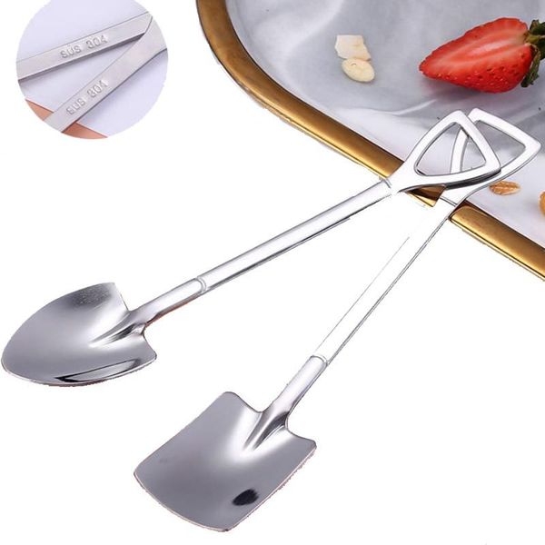 

stainless steel coffee spoon retro shovel ice cream creative tea-spoon fashion tableware spoons