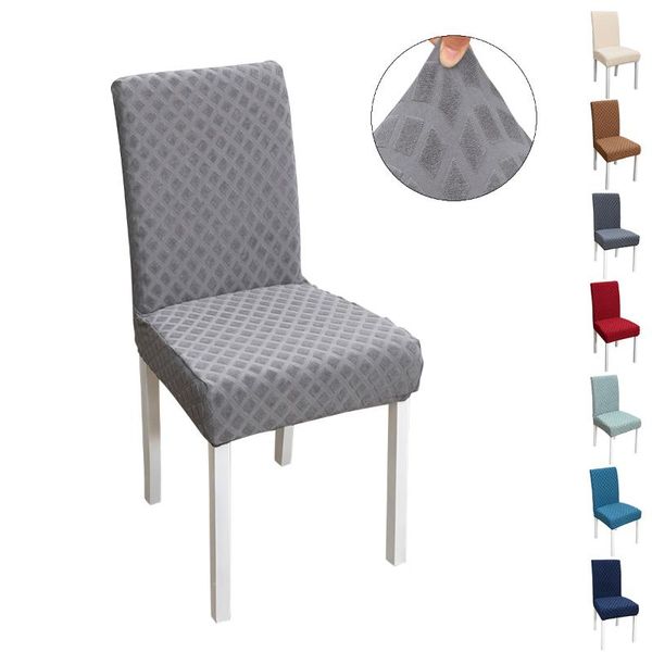 

jacquard chair cover soft stretch spandex desk seat protector slipcover for dining chairs banquet home decor covers