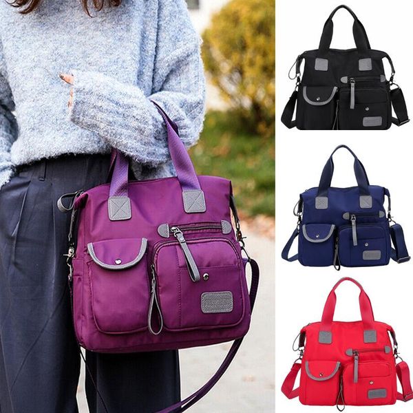 

waterproof women lady travel nylon sport shoulder bag large capacity outdoor camping bags