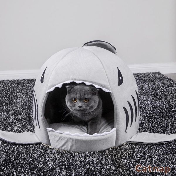 

cat beds & furniture deep sleep comfort bed cat's house pets tent shape cozy cave indoor for cats pet in winter
