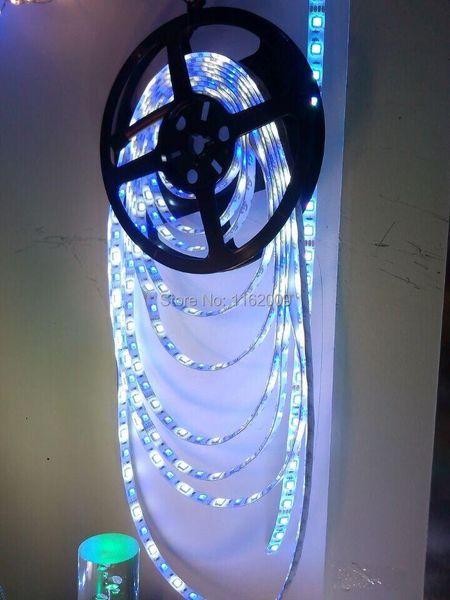 

5meters/lot 60 led/m rgb+white led strip,5m/60w,high lumens,waterproof,ip65 strips