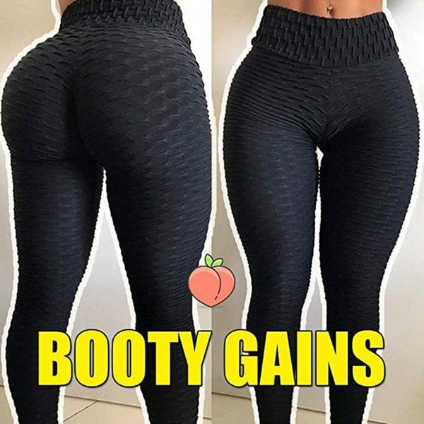 

yoga outfit 2021 high waisted pants for women bulift ruched scrunch buleggings workout tummy control body tights
