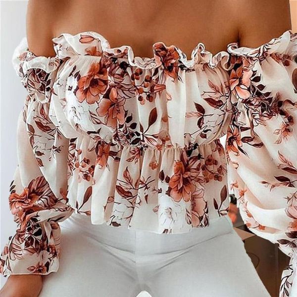 

women's t-shirt summer women ruffled design slim breathable comfortable sweet printed elasticated neckline pleat t-shirts femme 2021, White