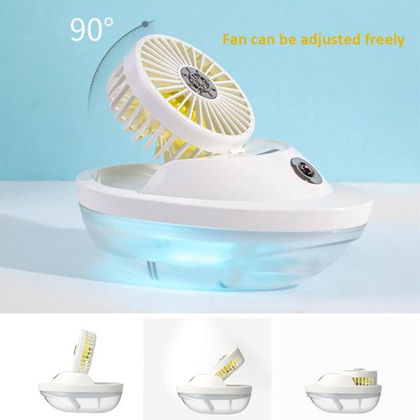 

in 1 portable wireless ultrasonic humidifier with air cool fan 2000mah rechargeable battery mini usb diffuser humidificador humidifiers