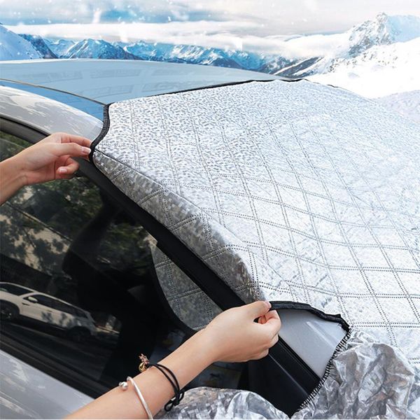 

car sunshade universal windshield snow cover waterproof ice uv sun protector front windscreen sunshades accessories