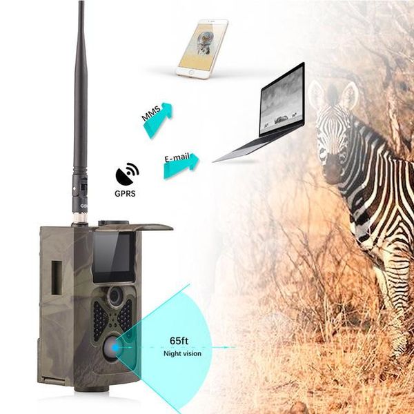 

cellular mobile trail hunting camera 3g mms sms smtp hc550g night vision 940nm 16mp 1080p wireless wildlife surveillance cameras