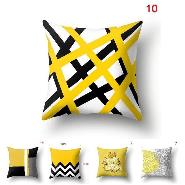 

pillow case cover 45x45cm home decoration durable for sofa bedroom car coffee bar