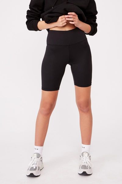 

black biker shiny high waist sports leggings running pants, Black;blue