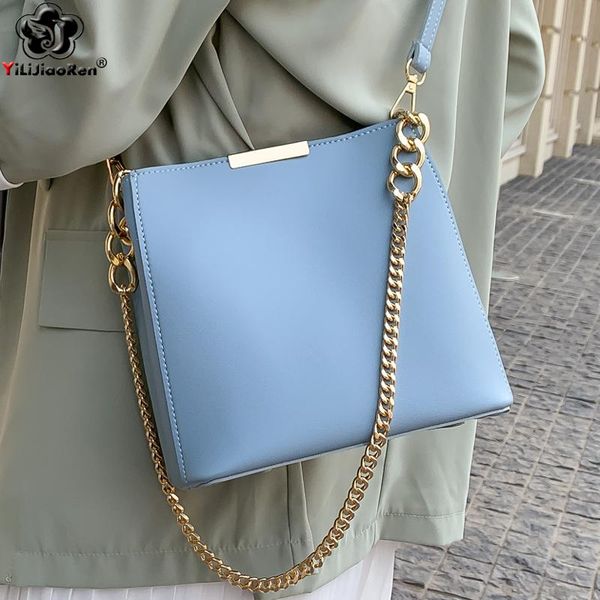 

evening bags fashion chain shoulder messenger bag pu leather crossbody for women luxury handbags designer 2021