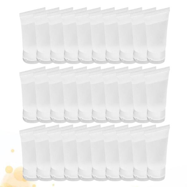 

storage bottles & jars 25pcs travel squeeze portable refillable bottle container for shampoo lotion (10ml, frosted)